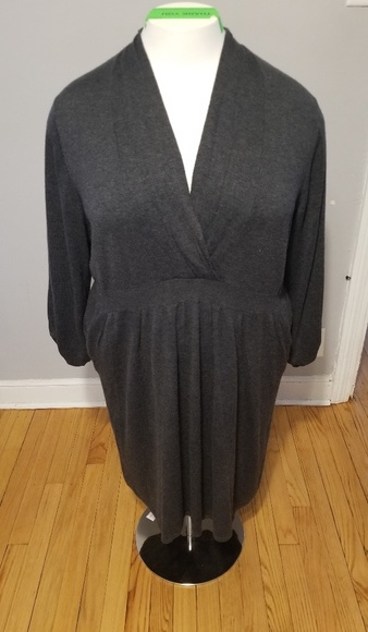 Grey Sweater Dress - Picture 1 of 4